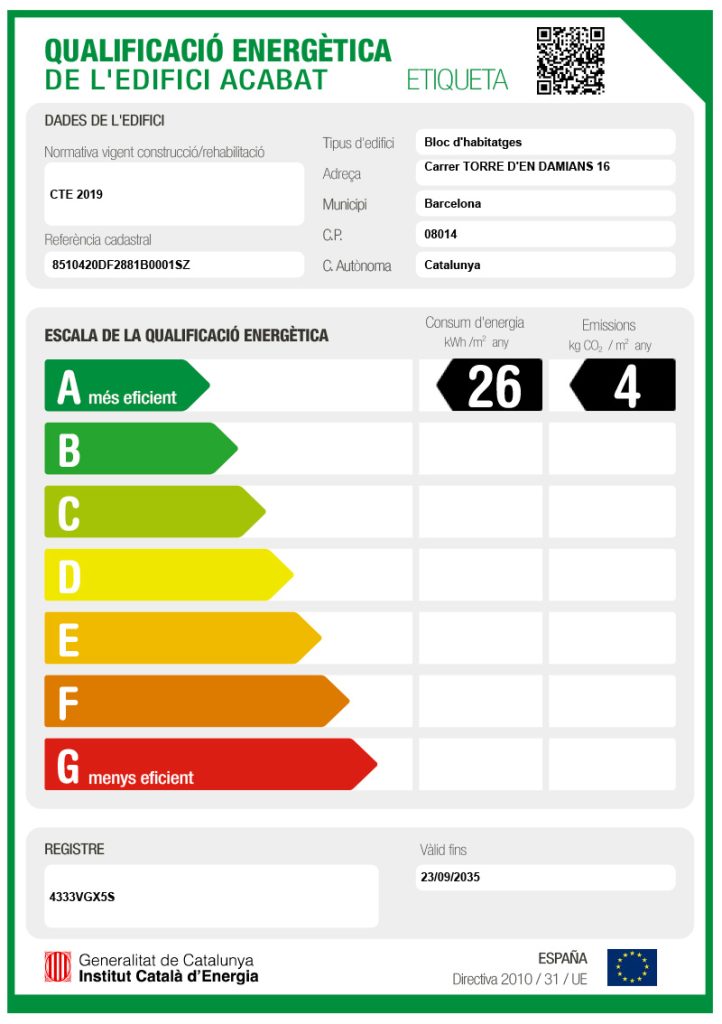 qualificació energètica-oleares